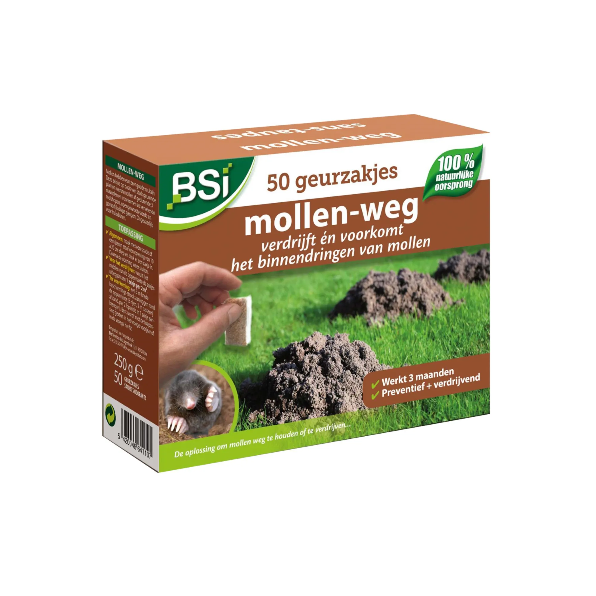Mollen|ohgreen Mollen-weg geurzakjes 50 stuks