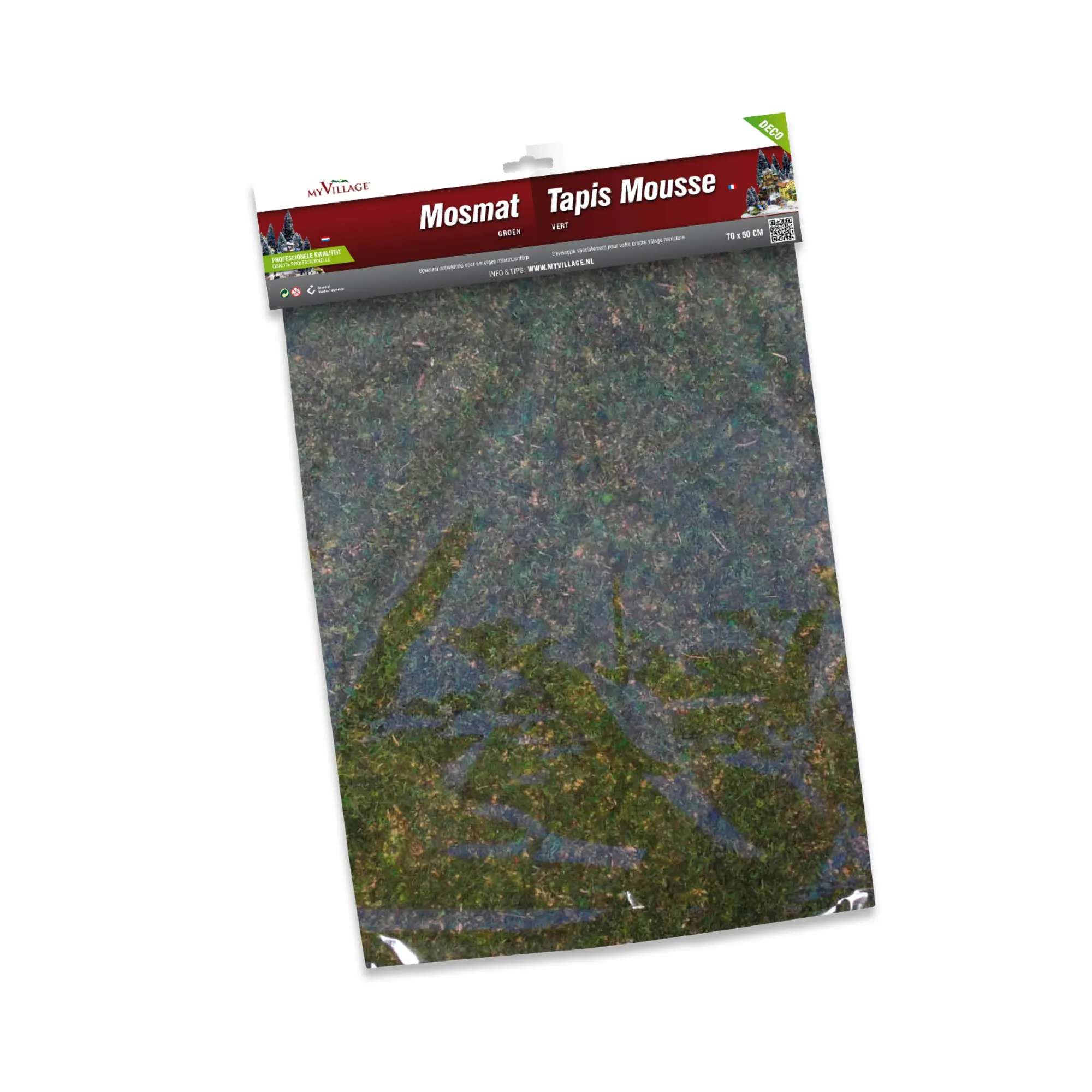 Lemax Kerstdorpen|ohgreen Mosmat groen 70c50cm