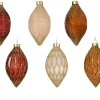 Thema Luxury|Kerstornamenten|ohgreen Olijf glas transparant met strepen goud