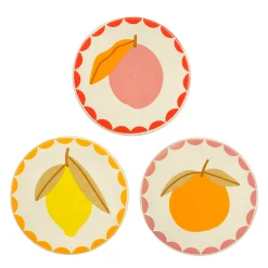 Servies|ohgreen Onderzetter fruit - h0,5xd9,5cm