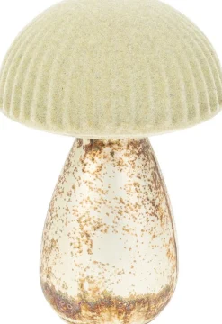 Sfeermakers|Herfst|ohgreen Paddenstoel in glas beige 13cm