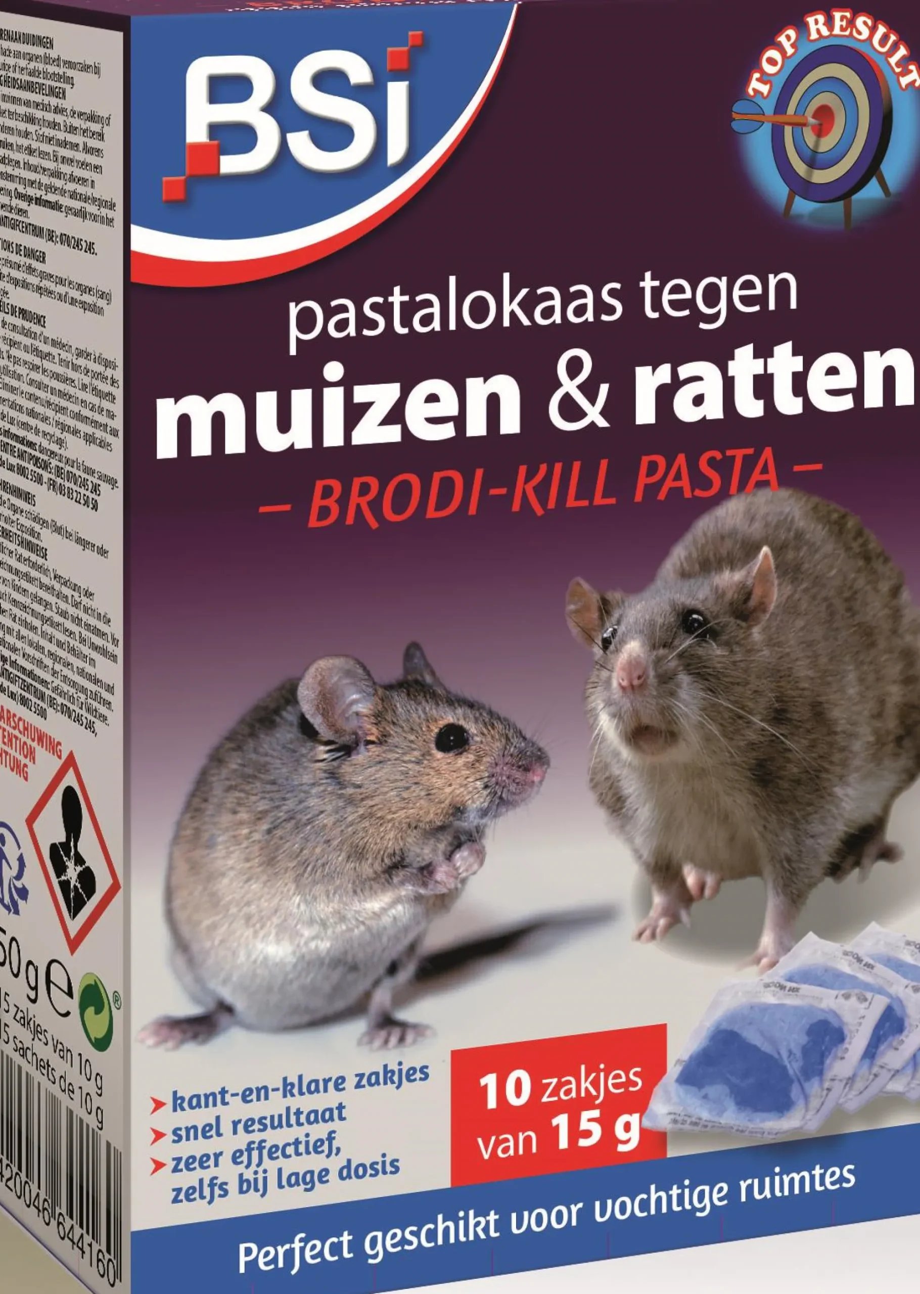 Ongedierte|ohgreen Pastalokaas tegen ratten en muizen Brodi-Kill