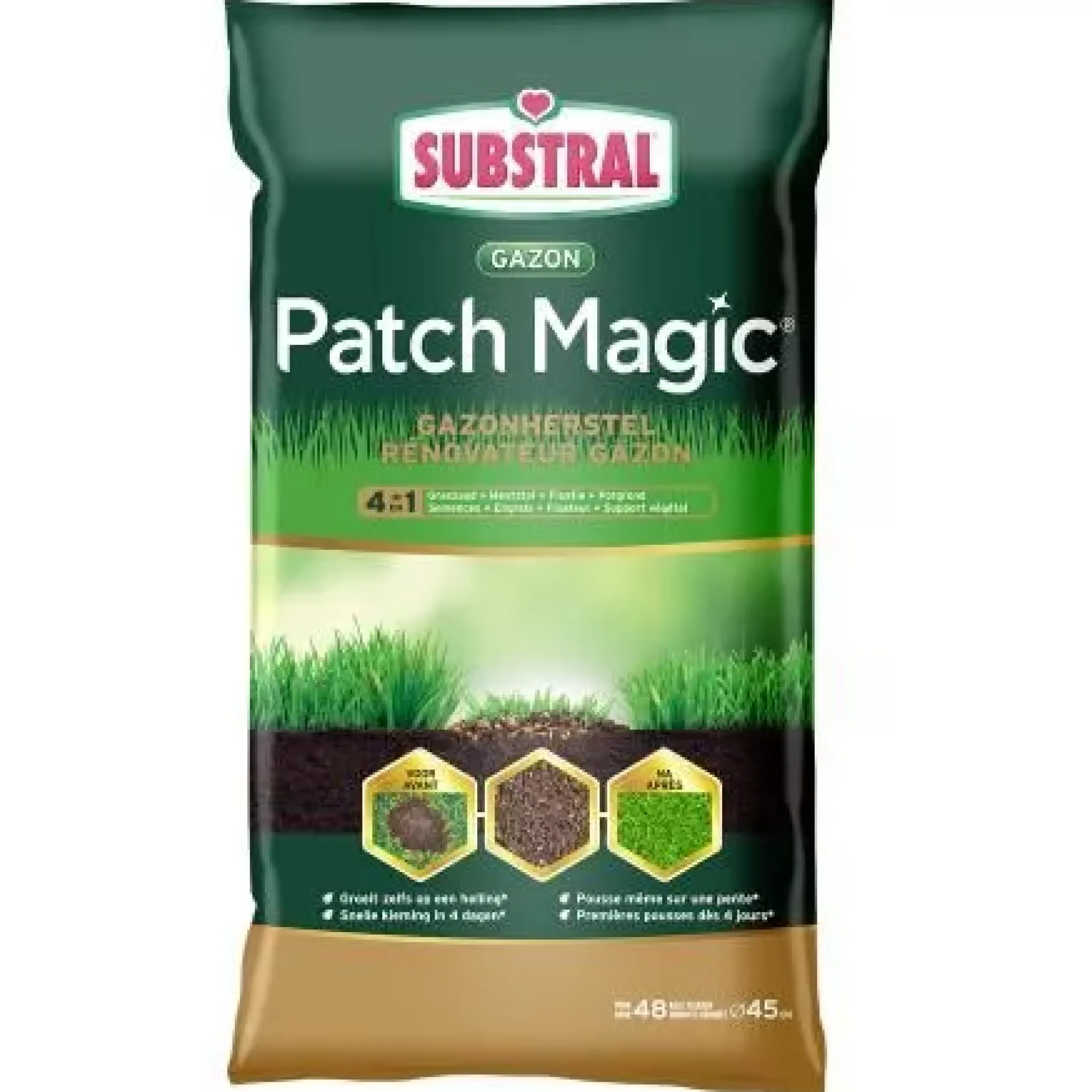Zaden|Ecocheques|ohgreen Patch Magic® Herstelgazon 4-in-1 3,6kg