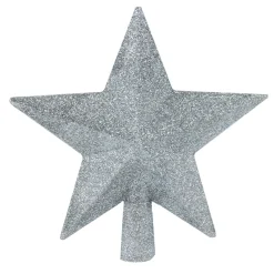 Kerstornamenten|ohgreen Piek ster glitter lichtblauw
