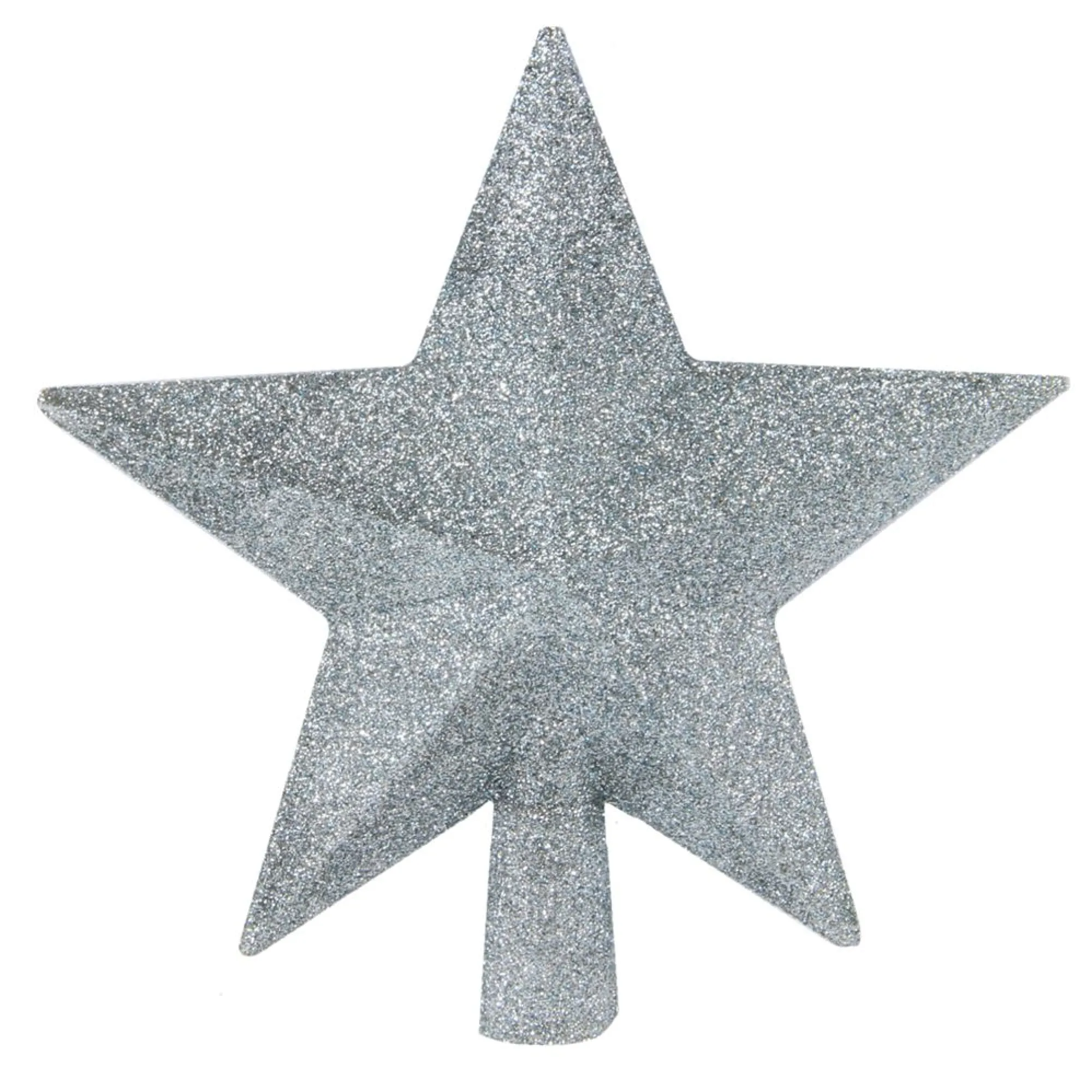 Kerstornamenten|ohgreen Piek ster glitter lichtblauw