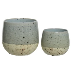 Potten En Vazen|ohgreen Planter blauw 15cm