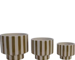 Potten En Vazen|ohgreen Planter dolomiet wit 10cm