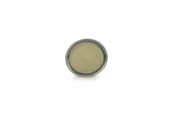 Servies|ohgreen Plat bord 22x20cm groen/grijs flint