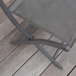 Tuinmeubelen|ohgreen Plooistoel Modulo grijs antraciet