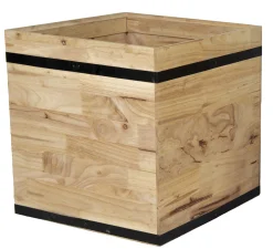 Hout|ohgreen Pot Acacia FSC kubiek w43h45