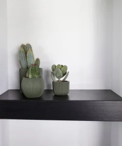 Potten En Vazen|ohgreen Pot bol groove 8x7