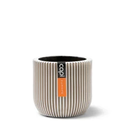 Potten En Vazen|ohgreen Pot bol Groove 9x8