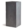 Aardewerk|ohgreen Pot Clayfibre kubiek hoog w40h78