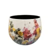 Potten En Vazen|ohgreen Pot floral white d21 h17