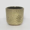 Potten En Vazen|ohgreen Pot plating gold 14x13cm
