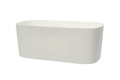 Kunststof|Ecocheques|ohgreen Pot Respect balkonbak met reservoir 50x17h19 wit