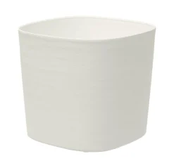 Kunststof|Ecocheques|ohgreen Pot Respect met reservoir25x25h21 wit
