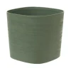 Kunststof|Ecocheques|ohgreen Pot Respect met reservoir 20x20h17 groen-grijs