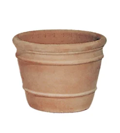 Aardewerk|ohgreen Pot terracota whitewash d26h20