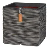 Kunststof|Ecocheques|ohgreen Pot vierkant rib 50x50 antrac