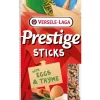 Vogels Voeding|ohgreen Prestige sticks kleine parkieten met ei & tijm - 2 stuks 60g