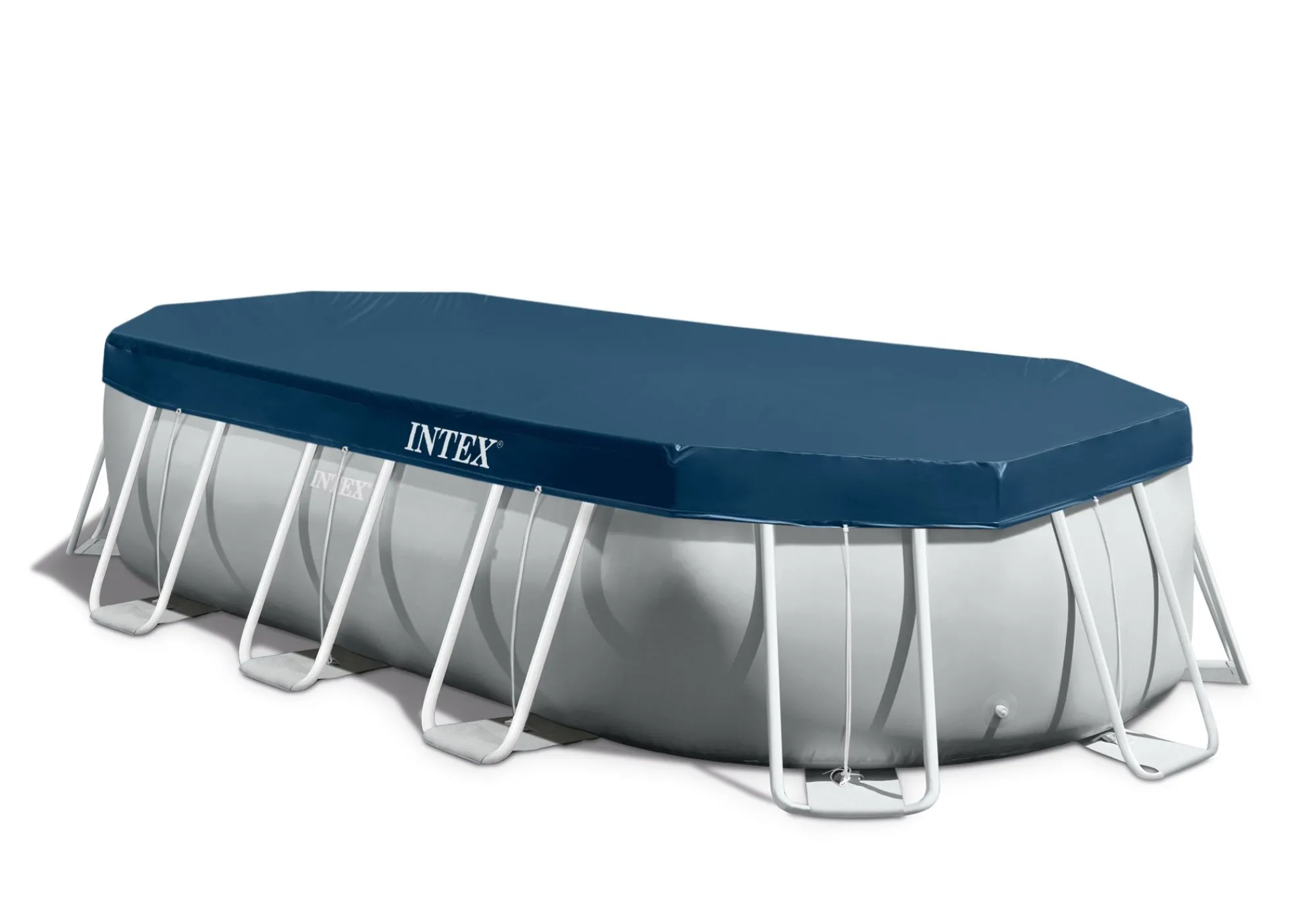 Zwemmen|ohgreen Prism frame oval pool set 503x274x122cm