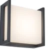 Verlichting|Ecocheques|ohgreen Qubo wandlamp donkergrijs led 9.5w