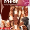 Hond Voeding|ohgreen R'hide duck wrapped stick 7/8mm 6cm 15st 100gr