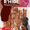 Hond Voeding|ohgreen R'hide duck wrapped stick 7/8mm 12cm 6st 70gr