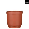 Potten En Vazen|ohgreen Riva pot rond terra - h20xd22cm