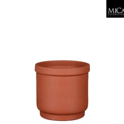 Potten En Vazen|ohgreen Riva pot rond terra - h15xd17cm