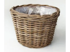 Manden|ohgreen Ronde mand antiekgrijs