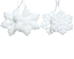 Kerstornamenten|ohgreen Sneeuwvlok foam11cm wit