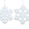 Kerstornamenten|ohgreen Sneeuwvlok foam42cm wit