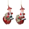 Kerstornamenten|ohgreen Sneeuwwitje kerstman appelornament