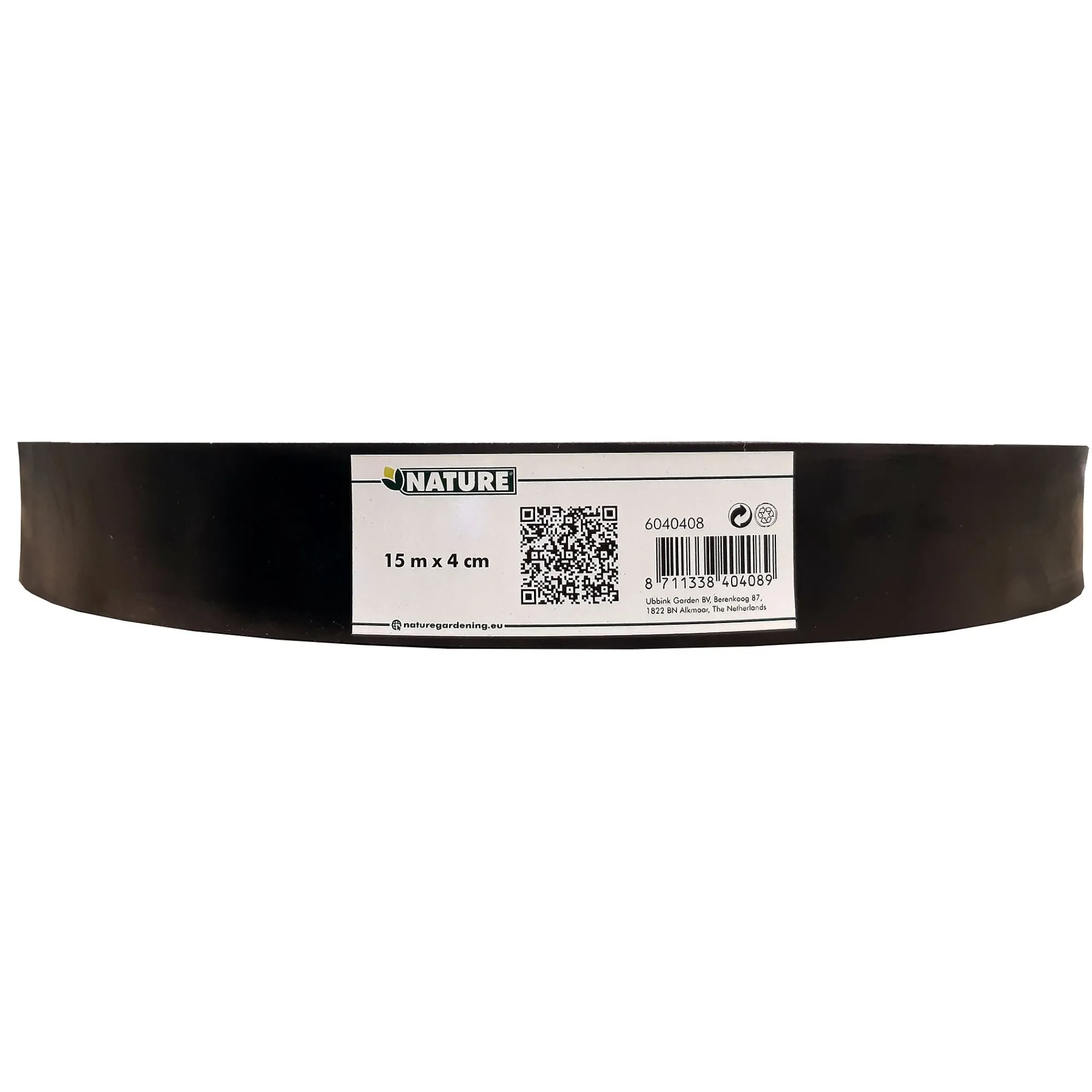 Bind En Steun|Ecocheques|ohgreen Spijkerboomband zwart 4cm rol 15m