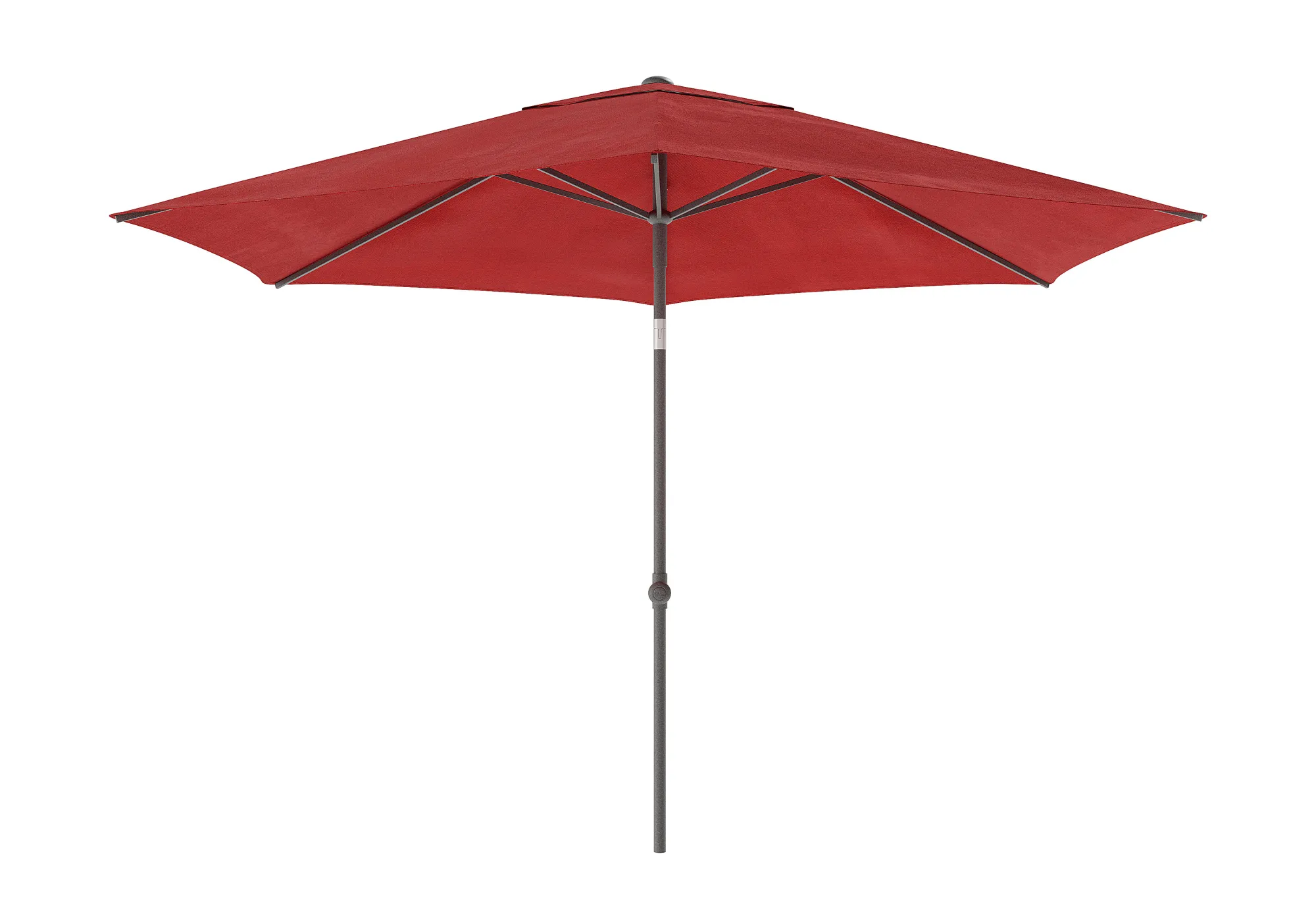 Parasol|ohgreen Staparasol miami d300 antraciet-rood