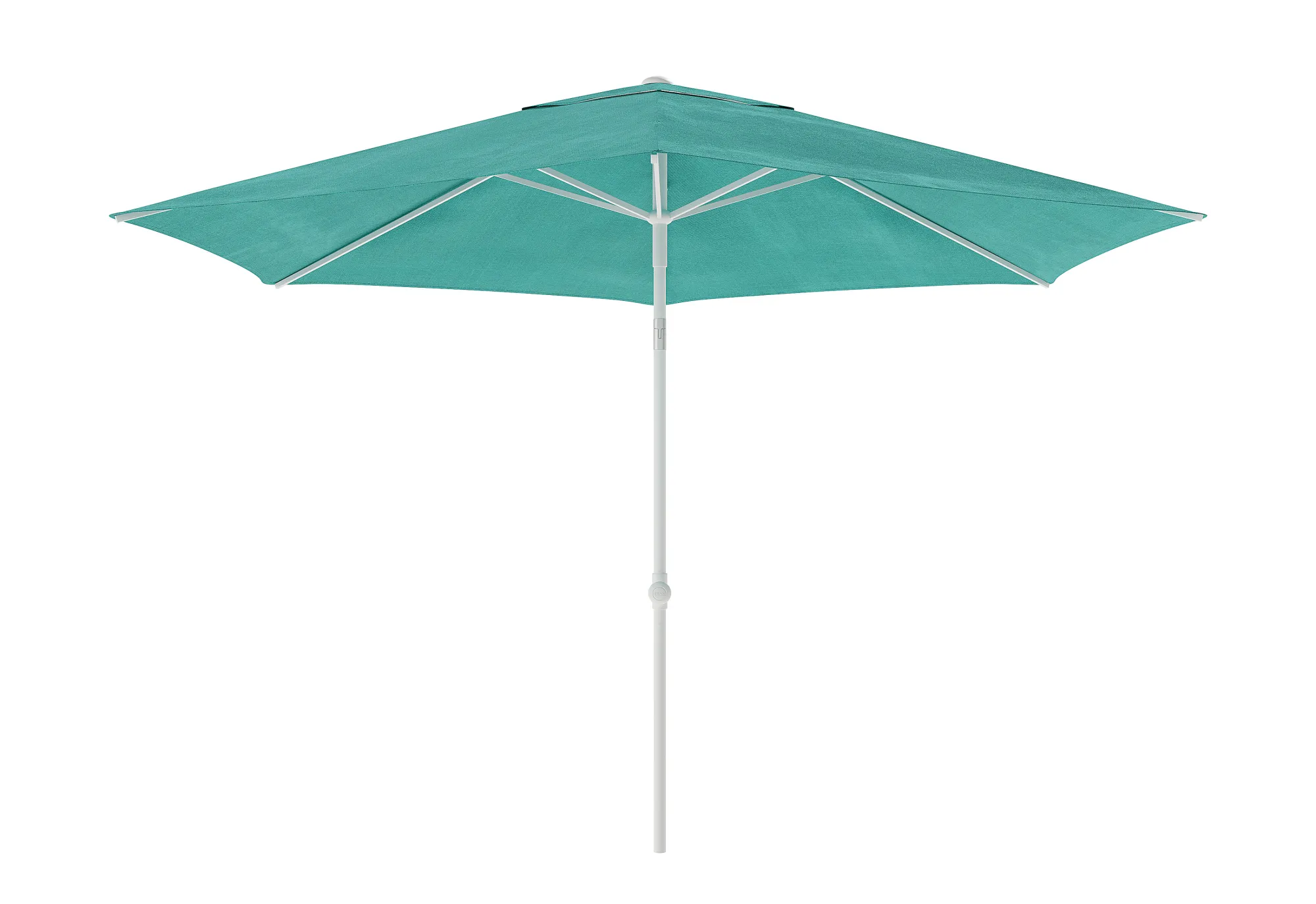 Parasol|ohgreen Staparasol miami d250 wit-blauw