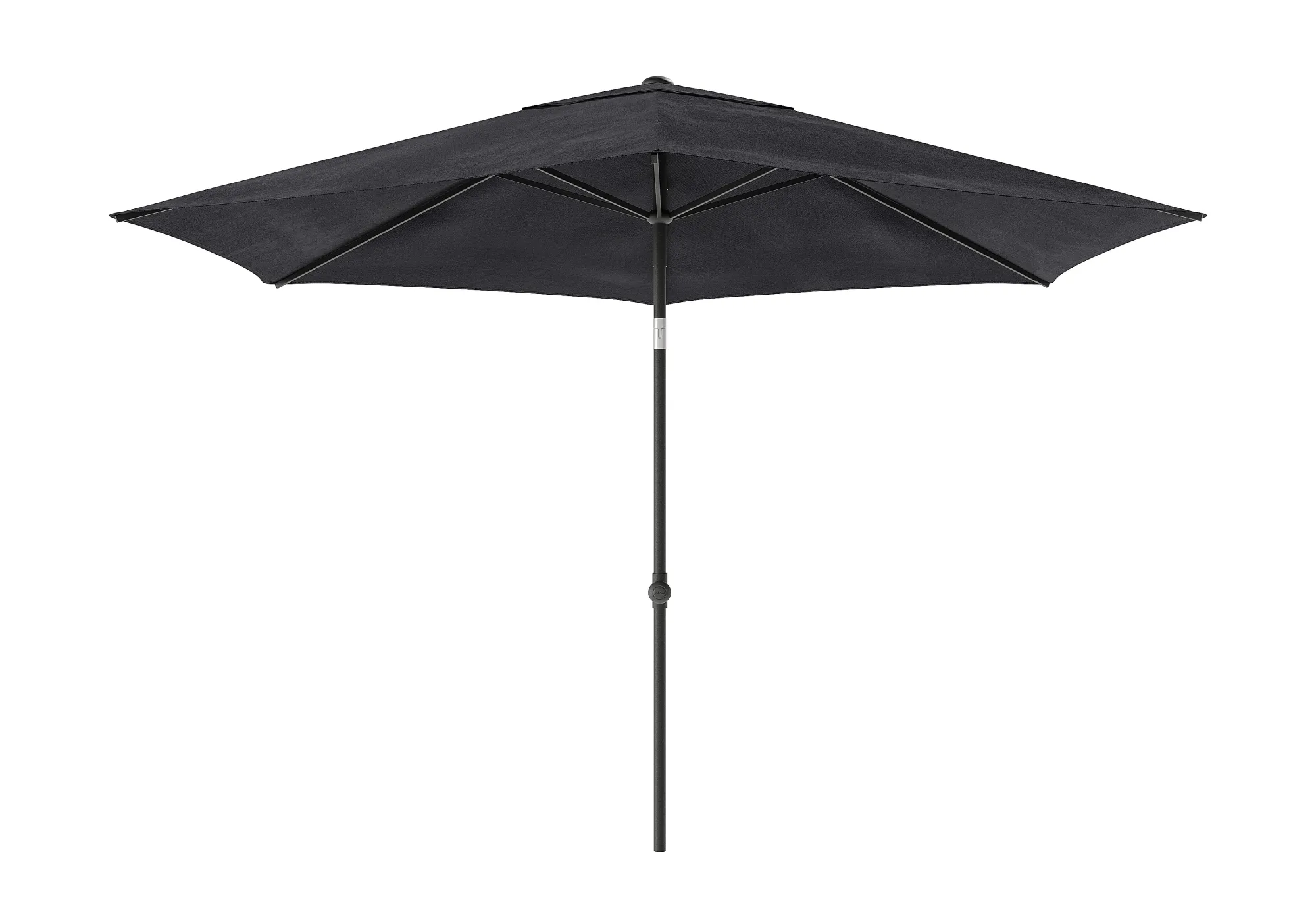 Parasol|ohgreen Staparasol miami d250 zwart-grijs