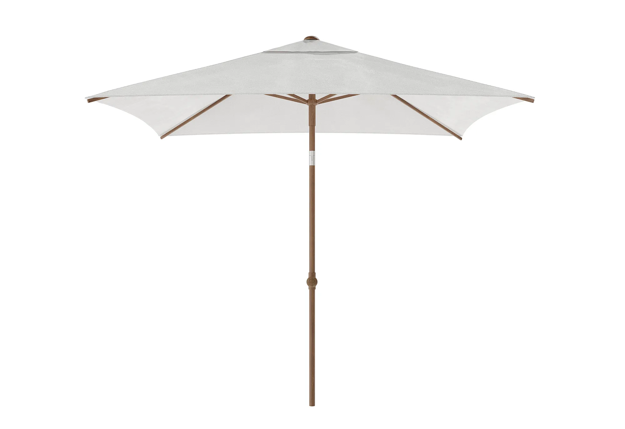 Parasol|ohgreen Staparasol miami 250x200 alu/teak-wit