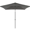 Parasol|ohgreen Staparasol miami 200x200 antraciet- donkergrijs