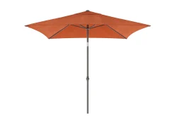 Parasol|ohgreen Staparasol miami 200x200 antraciet-oranje