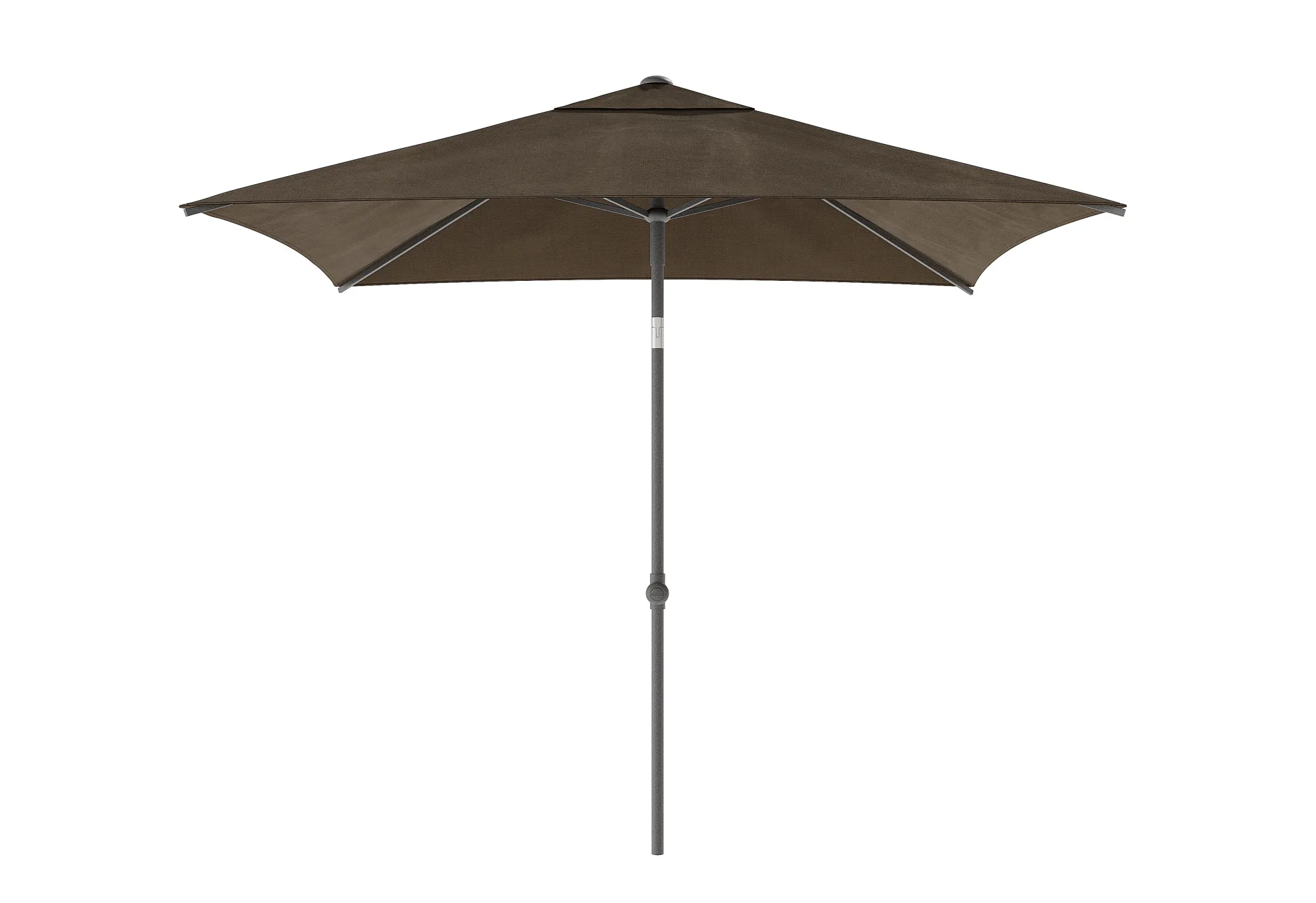 Parasol|ohgreen Staparasol miami 250x200 antraciet-mocca