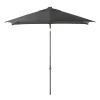 Parasol|ohgreen Staparasol miami 210x150 antraciet- donkergrijs