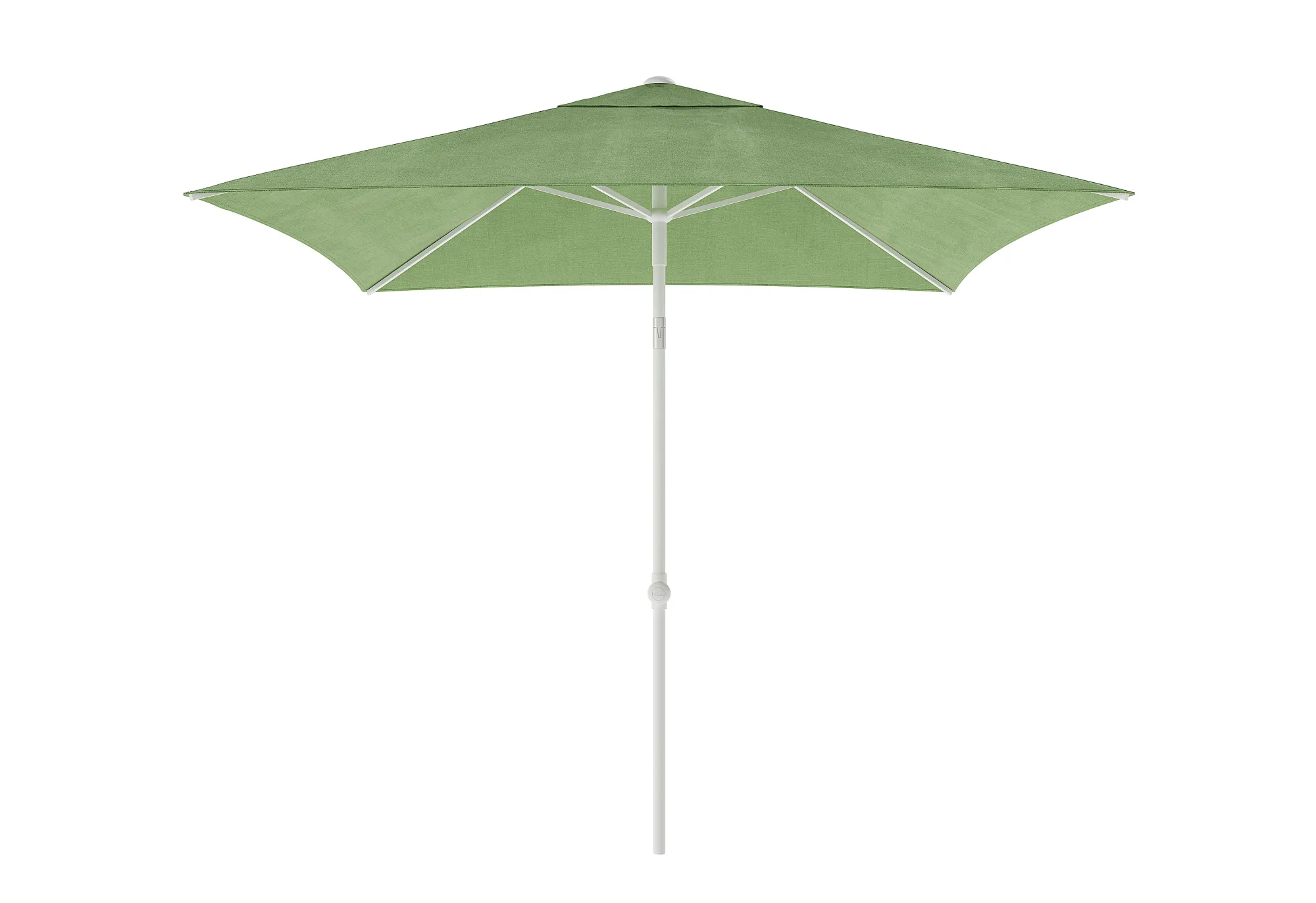 Parasol|ohgreen Staparasol miami 200x200 wit-groen