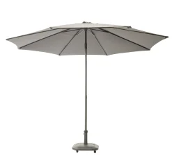 Parasol|ohgreen Staparasol Vista d250 wit-licht grijs