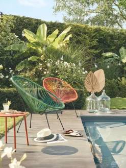 Tuinmeubelen|ohgreen Steph armstoel camaieu terracotta