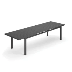 Tuinmeubelen|ohgreen Tafel Albin 256-320x100cm charcoal/aluminium