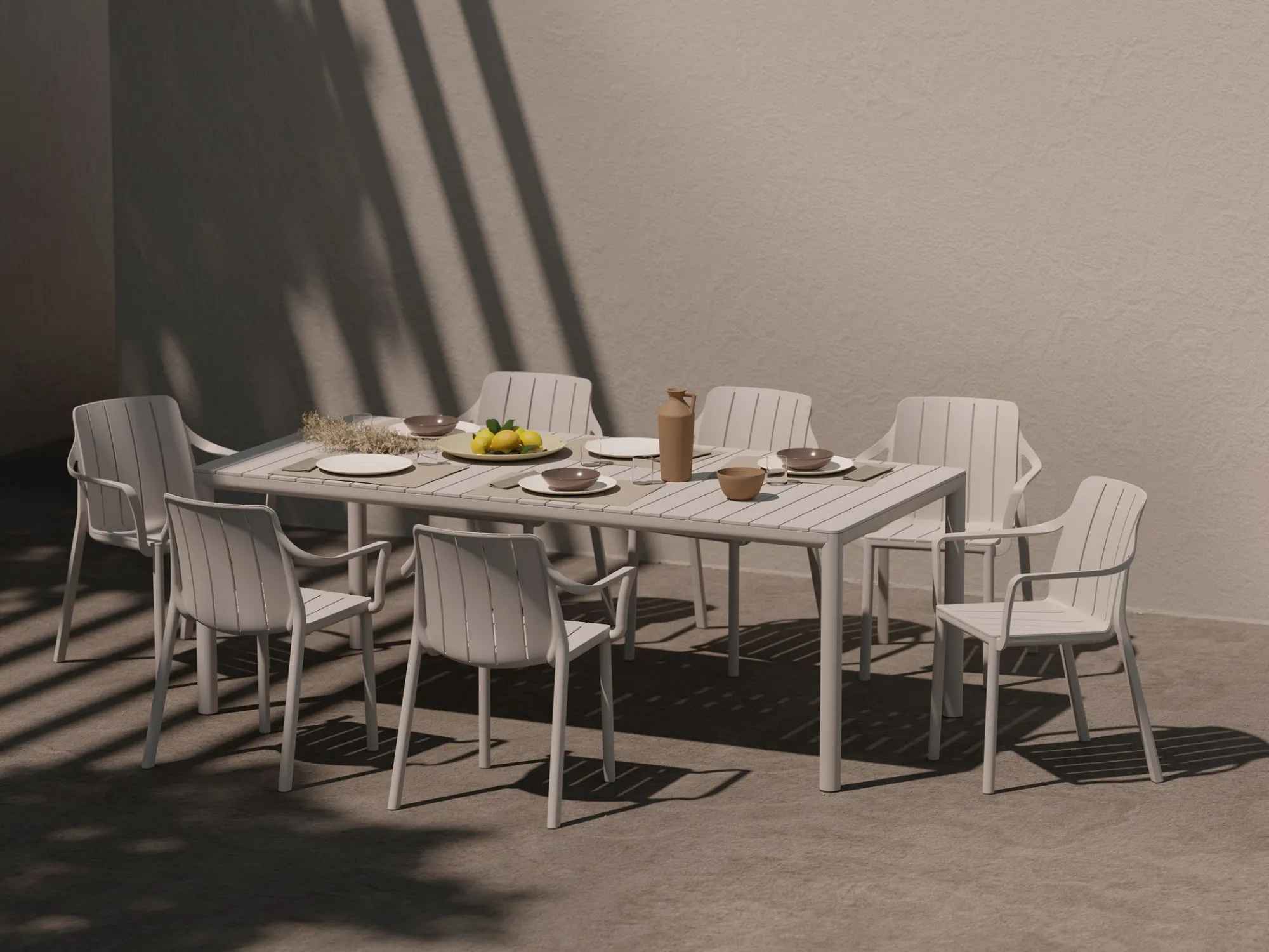 Tuinmeubelen|ohgreen Tevere tafel verlengbaar 147cm antraciet