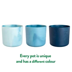 Potten En Vazen|Ecocheques|ohgreen The Ocean Collection 18cm Atlantic blue